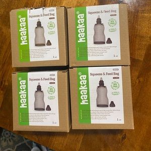 Halas squeeze and feed bags